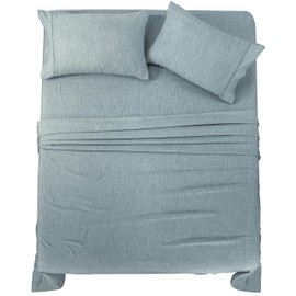 Utopia Bedding Utopia Bedding Queen Bed Sheets Set - 4 Piece Bedding - Brushed Microfiber - Shrinkage and Fade Resistant - Easy Care (Queen, Heather Grey)