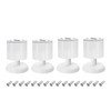 sourcing map 4Pcs Metal Adjustable Furniture Legs, 60-70mm(2.4"-2.8") Cabinet Feet