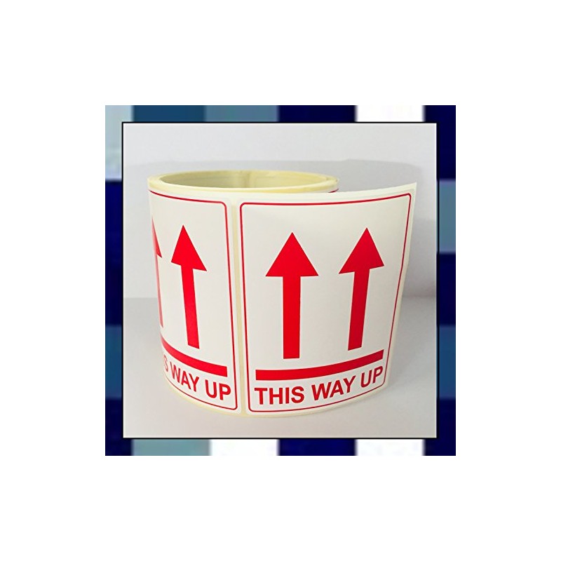 Adpac Parcel Labels This Way Up 108x79mm on Roll Diameter