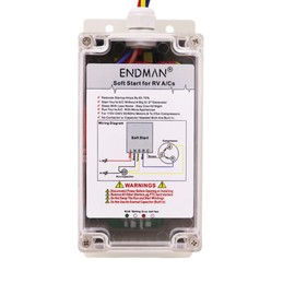 Soft Start for RV Air Conditioner, ENDMAN RV Soft Start Kit for Air Conditioner Enables Easy Start an A/C & Appliances on RV Power with a Small Generator
