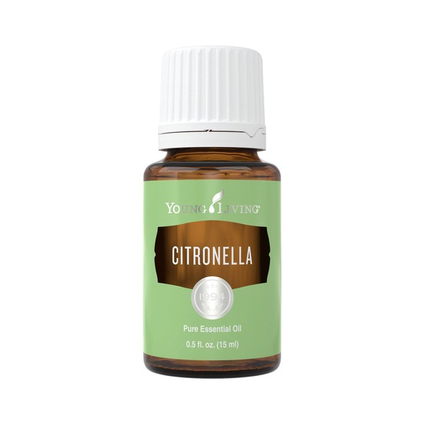 Young Living Citronella Essential Oil - Energizing and Uplifting Scent - 15 ml