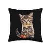 Cat Tacos Throw Pillow