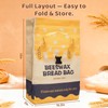 UWILLION Beeswax Bread Bags 2 Pack for Sourdough Loaves, Extra