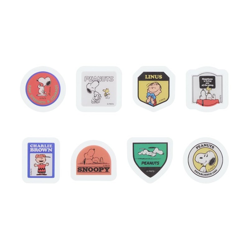 Sunstar Stationery S8543810 Snoopy Seal, Flake, Peanuts 75th Anniversary Badge