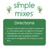 Simple Mixes Natural Gelatin Dessert, Raspberry, Healthy Snack, Dye-Free, No