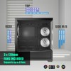 Raidmax i801 Tempered Glass Aqua View Case - Corner Structure-Free