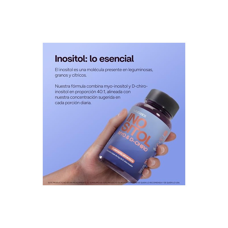 Myo Inositol y D-Chiro Inositol 40:1 | 2000 MG |