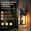 GAAZIE Motion Sensor Outdoor Wall Light Black 2-Lighting Exterior Lighting