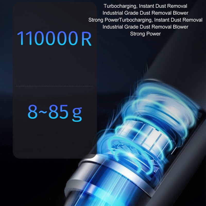 Turbo Fan 110000RPM Variable Speed Brushless Motor Mini Electric Air