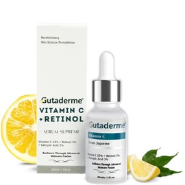Gutaderme Vitamin C Serum 23% with Retinol and Salicylic Acid – 1 fl.oz