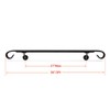 Vezek 3 Ft Wrought Iron handrail Stair Railing Grab Bar