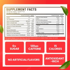 Morning Buzz Energy Drink Powder - Energy Boost Drink Mix - Sugar-Free Energy with Antioxidants - Morning Kickstart and Sports Nutrition Endurance Product - 30 Servings, Watermelon, 8 Ounces