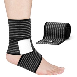 ONTYZZ Elbow Brace 1 Piece High Elastic Wrist Bandages Hand Support for Sports Gym Operation Squatting Training Ankle Support Black 90 cm