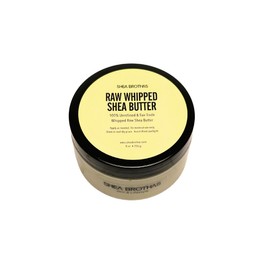 Shea Brothas | Unrefined | Raw | 4 oz | Shea Butter | Whipped | Body Butter | Dry Skin | Eczema | All Skin Types | Men | Women | Kids | Fair Trade | Vegan