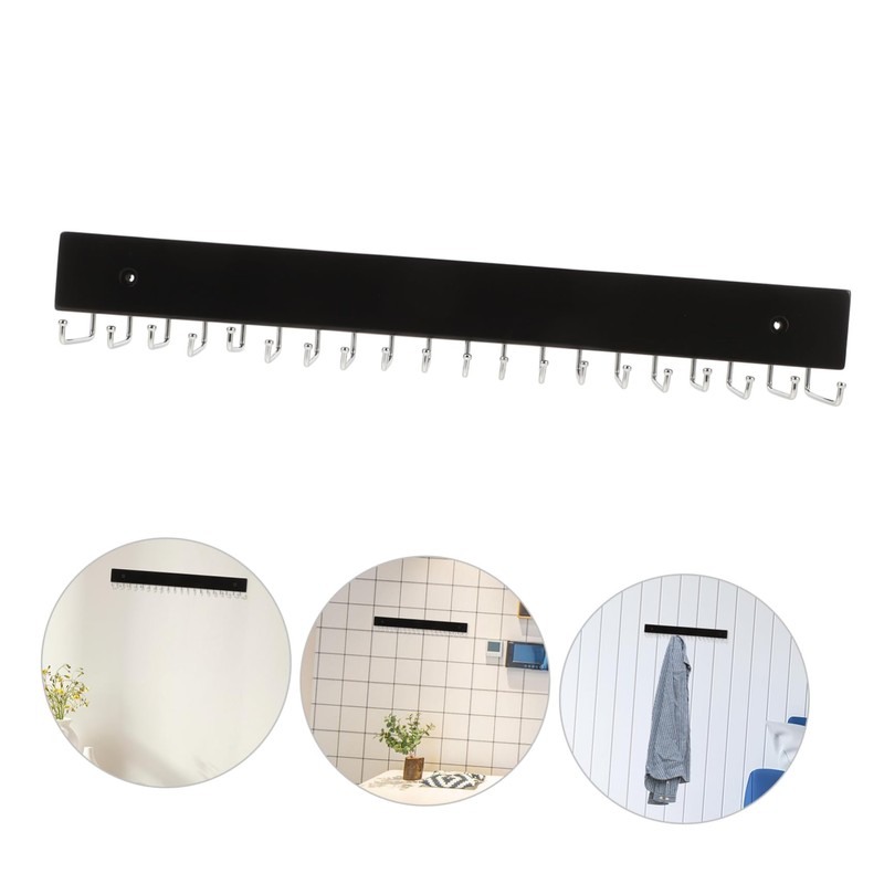 MAGICLULU Tie Rack Elegant for Belts and Ties Space Saving