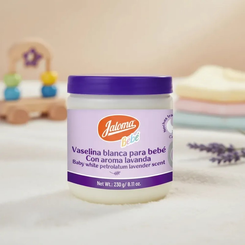 Vaselina Para Bebé Jaloma Con Aroma Lavanda 230gr