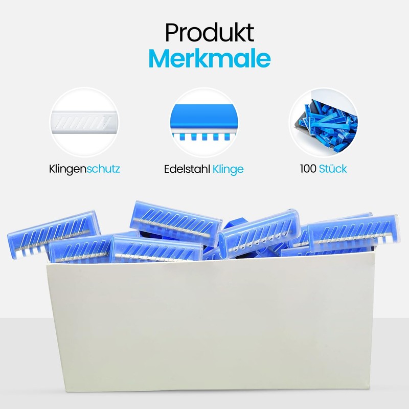 Pack of 100 Disposable Razors - Versatile and Hygienic Razors