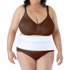 Lixinsunbu Broken Rib Brace Cracked Abdominal Binder Back Belt Chest Compression Wrap Support Costochondritis for Bruised, Fractured or Dislocated Ribs Protection Plus Size