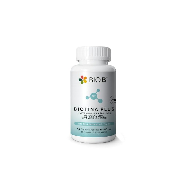 BIO B | Biotina Plus | 60 cápsulas veganas