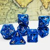 HAOMEJA Hollow Dragon Dice DND Metal Dice Set 7 Role
