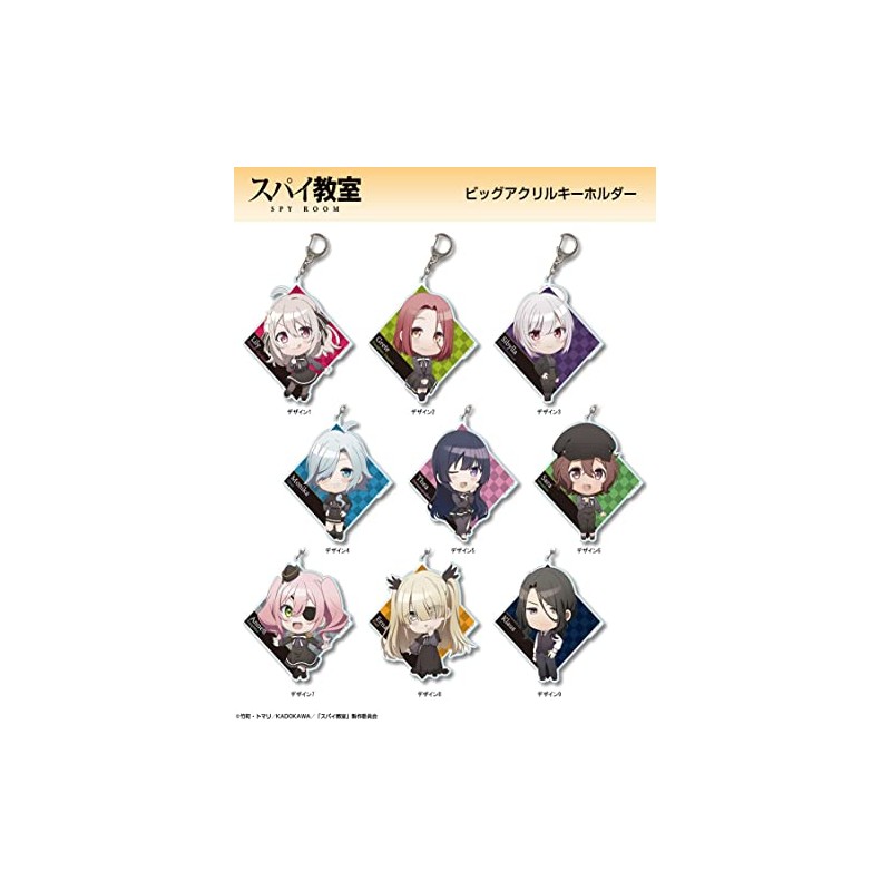 License Agent BAAN-S003-m01 Spy Classroom Big Acrylic Key Chain Lily