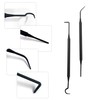 11pcs Cleaning Brush Set, Nylon Double-ended Brush, Double-ended Cleaning Hook,
