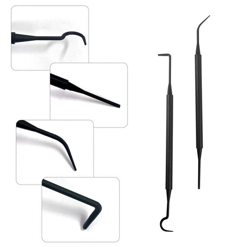 11pcs Cleaning Brush Set, Nylon Double-ended Brush, Double-ended Cleaning Hook,