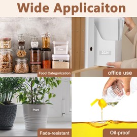 Hehua 18mm 0.7 Laminated Clear Tape Compatible for Brother P-Touch TZe-145 TZe145 TZ-145 TZ145 TZe TZ Label Tape for Ptouch PT D400 D600 P710bt, 3/4'' x 26.2ft White on Clear, 3 Pack