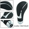 Abfer Leather Shift Knob Cool Car Gear Stick Shifter Lever