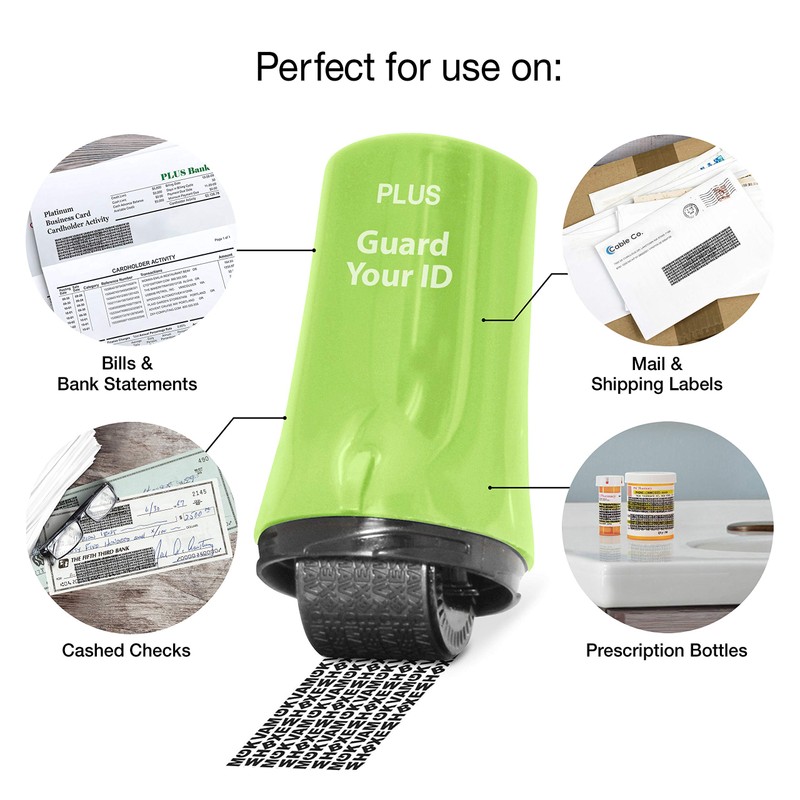 Guard Your ID Stamp Roller, Advanced Confidential Security Tool for