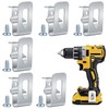 Aoyfuwell6 Pcs Electric Drill Belt Clip Replacement Hooks Clips Tools,