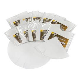 HEKU 30080: 60 Backpapierzuschnitte für Springformen in 26/28 cm, weiß