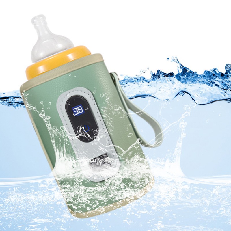 USB Baby Bottle Warmer LCD Screen Temperature Adjustable Precise Heating
