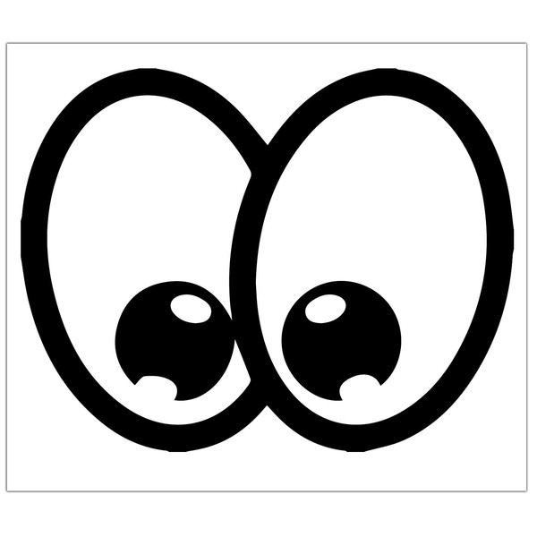 Biomar Labs® 1 x PVC Vinyl Car Funny Sticker Pair