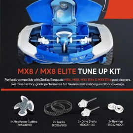 for Zodiac Baracuda MX8 MX6 MX8EL MX6EL Pool Suction Cleaner R052490 Tune Up Kit