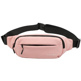 Tinyat Waist Pouch, Small, Men's, Women's, Small Items, Cute, Lightweight, Cross-body Design, Everyday Use, Running Pouch, Hip Bag, Gym Bag, No Slip, 2012P/Pink