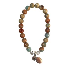 Libra Zodiac Bracelet Women with Moon Sign and Air Element Charms for Inner Peace