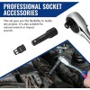 WORKPRO 18-Piece 1/4" 3/8" & 1/2" Drive Impact Socket Extension