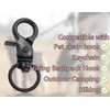 KAPSING Pack of 10 Swivel Snap Carabiners, Metal Key Ring