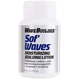 WaveBuilder Sof' Waves Moisturizing Building Lotion | Conditions, Softens Hair to Promote Hair Waves, 6.3 fl oz
