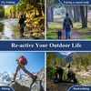 TheFitLife Trekking Poles - 2 Packs with Antishock and Quick