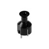 KEL Pack of 10 Straight Uni-Schuko Plug - IP20 Black