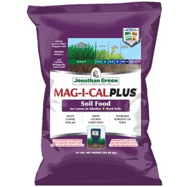 Jonathan Green (11357) Mag-I-Cal Plus Soil Food for Lawns in Alkaline & Hard Soils - Soil Amendment for Grass (15,000 Sq. Ft.)