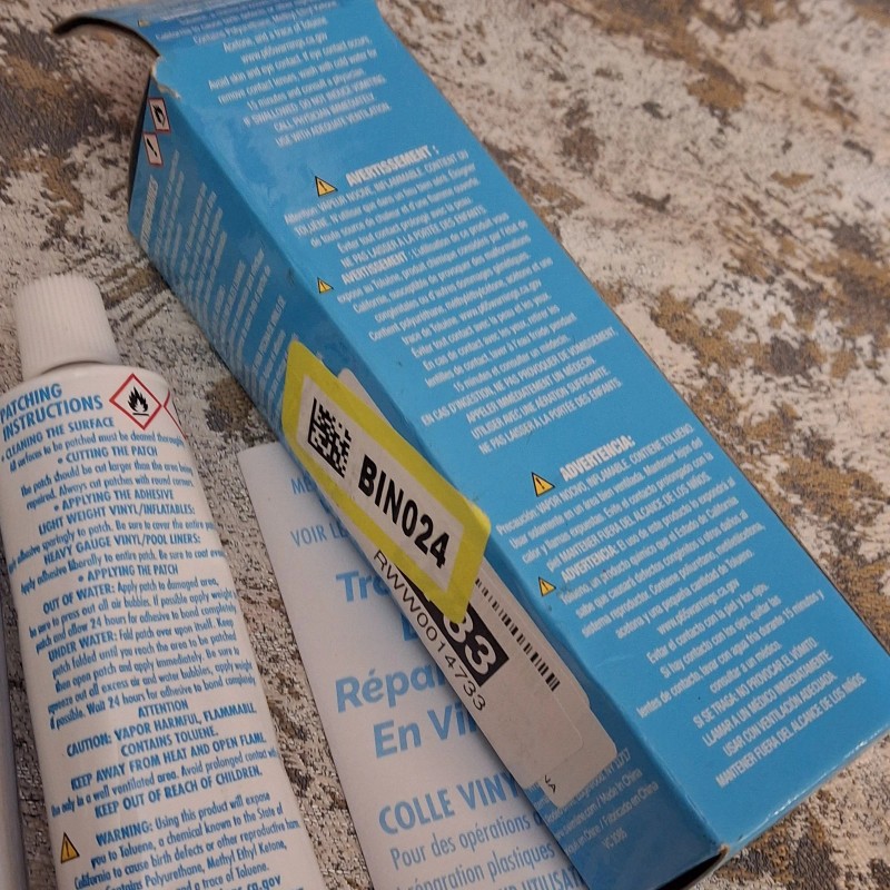 Swimline Hydrotools Vinyl Repair Kit 2 oz Adhesive 6 x