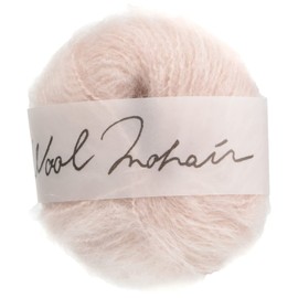 Daruma 01-6320 Wool-Mohair Yarn, Medium Thickness, Color 9: Pink Family, 0.7 Oz (20 g), Approx. 50.3 Yards (46 m), Set of 5 Skeins