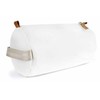 Cosmetic Bag Toiletry Bag Barrel White Number Grey, White