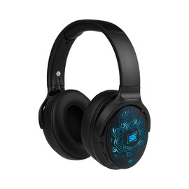 Vorago HPB-401-LED Audifonos Inalambricos con Luz Led Rainbow Diadema Bluetooth Gamer Headset Microfono 13 Hrs de Musica Auriculares USB C