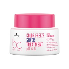 Schwarzkopf Professional Bonacure Bonacure Colour Freeze Silver Treatment Creamy Hair Mask Hair Treatment Coloured Hair Removes Yellow Tones Neutralises Yellow Tones Less Hair Breakage Vegan pH 4.5