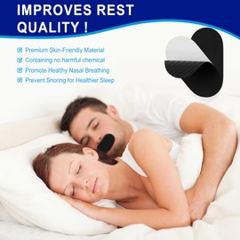 42 Stück Mundpflaster zum Schlafen, Mouth Tape Anti-Schnarchen, verbessert die Nasenatmung und reduziert die Atmung aus dem Mund, effektive Lösung für Schnarchen, ideal für alle Hauttypen