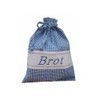 breadbag - blue - white chequered